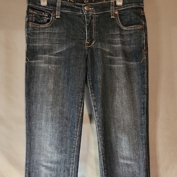 Ruehl No.925 Blue Straight Leg Jeans with Rich Indigo Tones - Picture 3 of 13